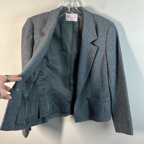 Pendleton Women Vintage 100% Virgin Wool Classic Blazer Sz 2P Academia Old Money - Picture 5 of 13